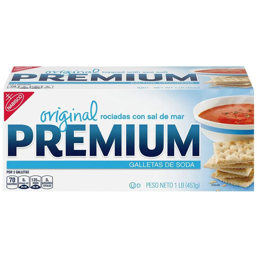 Premium Original Saltine Crackers Original, 16.0 oz