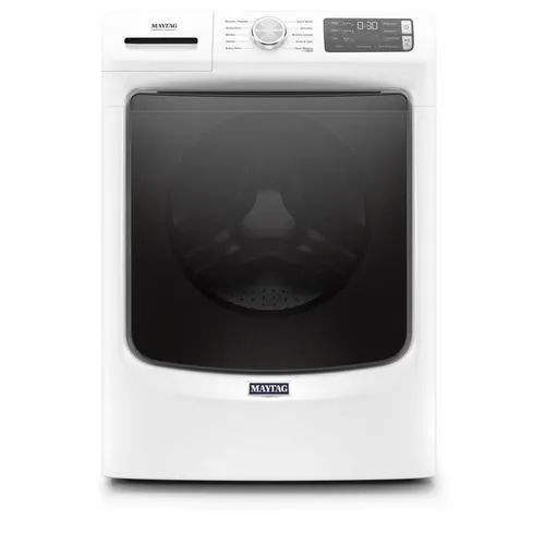4.5-cu ft High-Efficiency Front Load Washer with Extra Power and 12-hr Fresh Spin - White