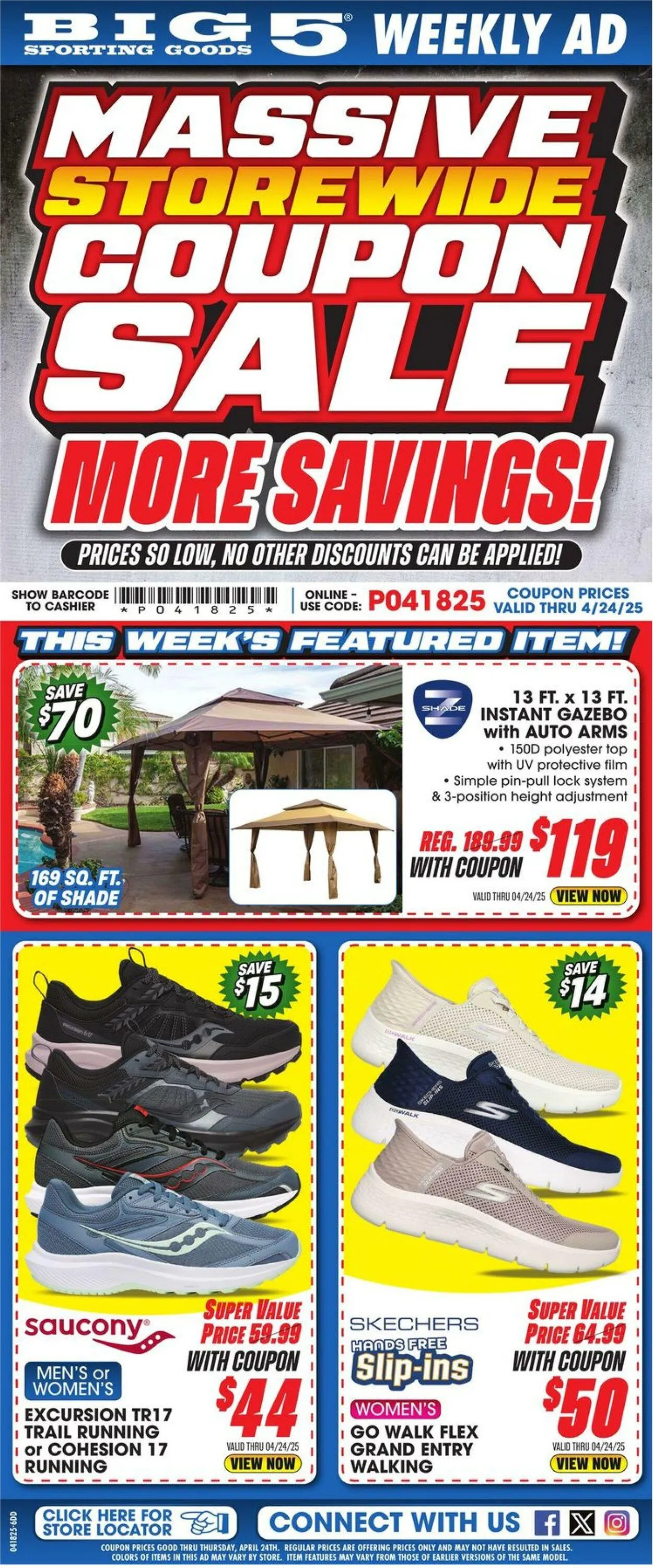 Catálogo de Big 5 Current weekly ad 18 de abril al 24 de abril 2025 - Página 1