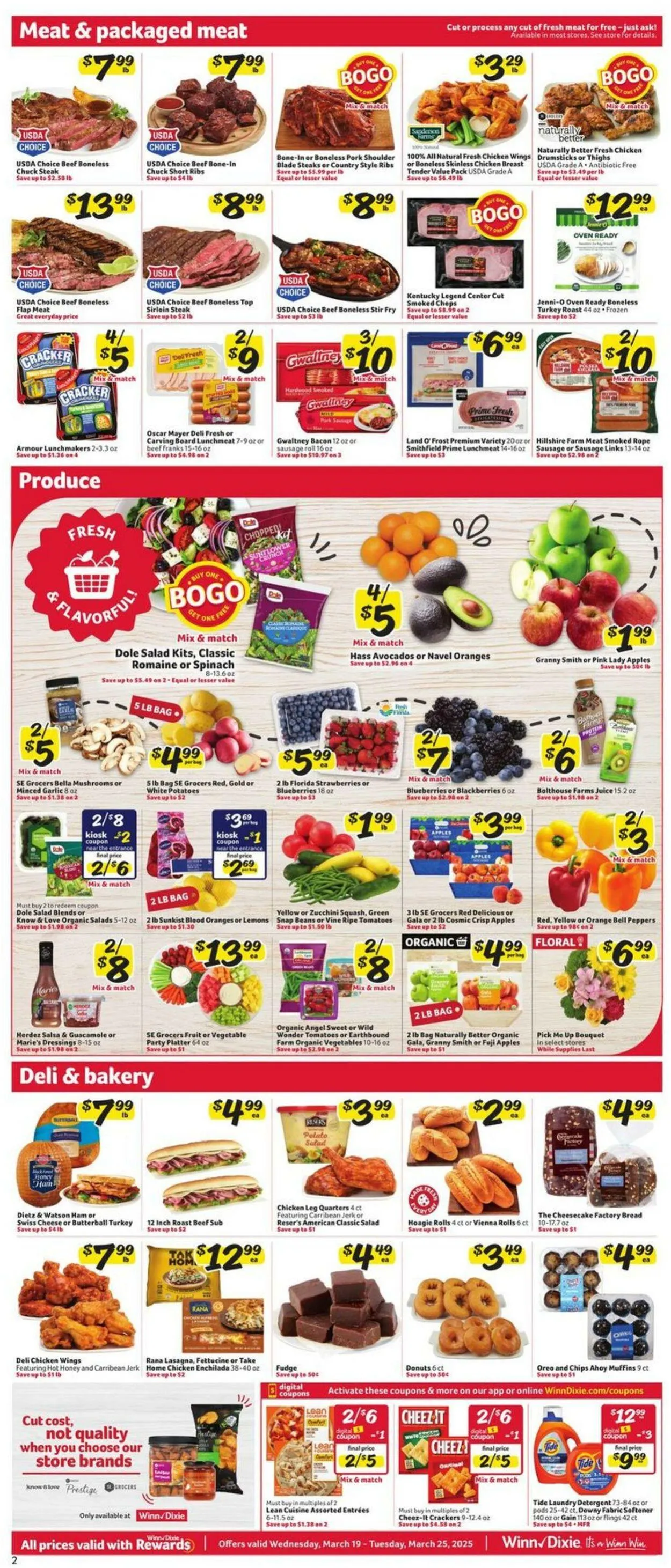 Catálogo de Winn Dixie Current weekly ad 19 de marzo al 25 de marzo 2025 - Página 2