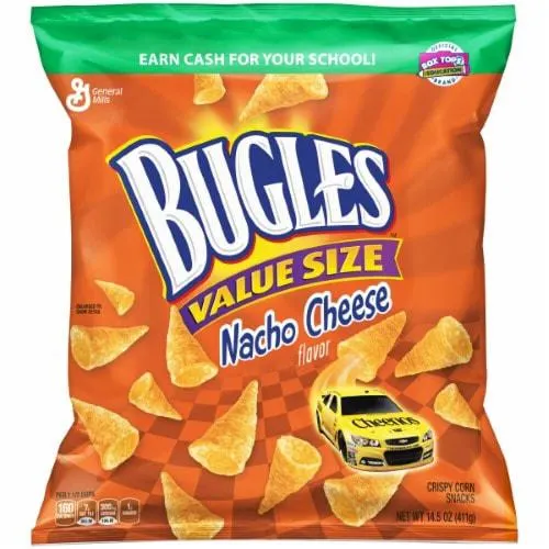 Bugles Nacho Cheese Crispy Corn Snacks Value Size