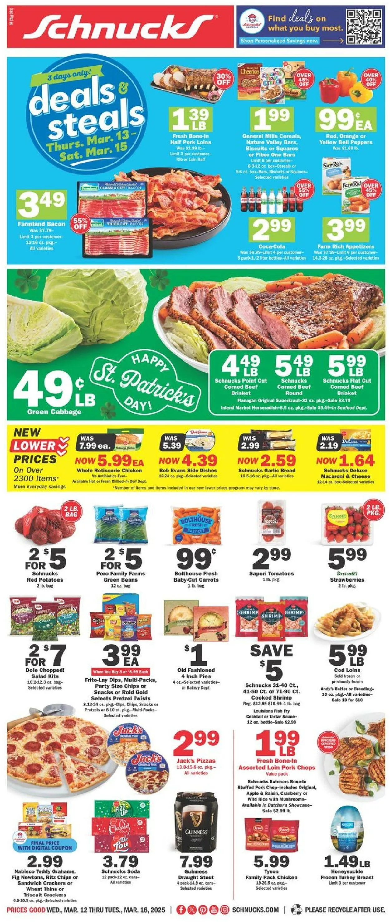 Catálogo de Schnucks Current weekly ad 12 de marzo al 18 de marzo 2025 - Página 1