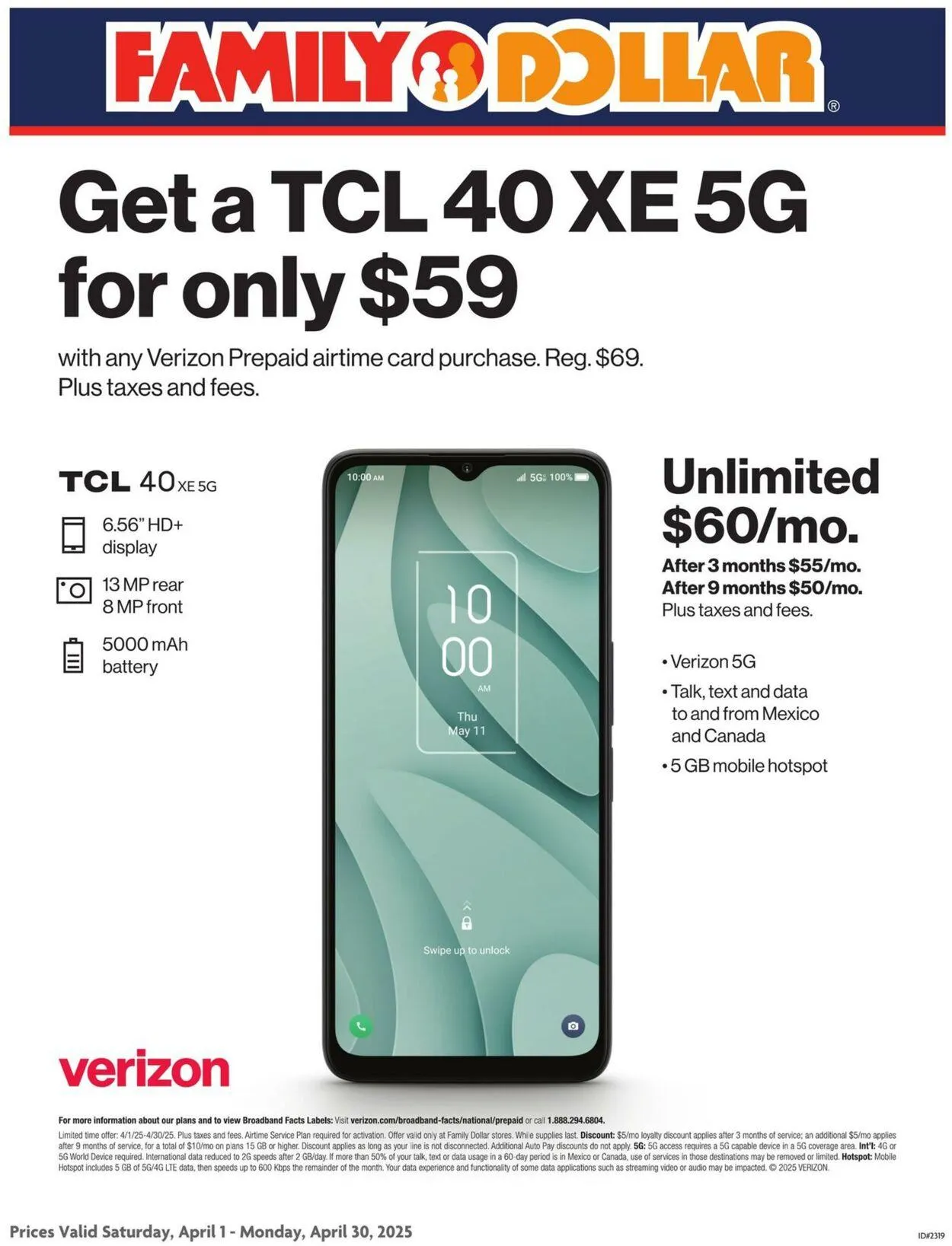 Weekly ad Family Dollar Current weekly ad from April 1 to April 30 2025 - Page 1