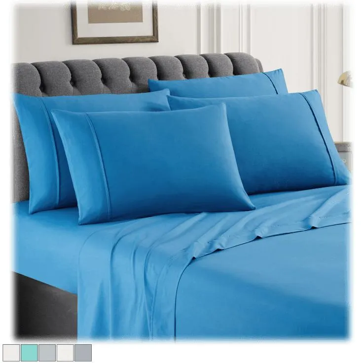 Spirit Linen Sábanas suaves de 6 piezas