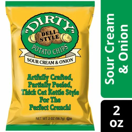 Dirty Potato Chips Sour Cream & Onion Kettle Chips