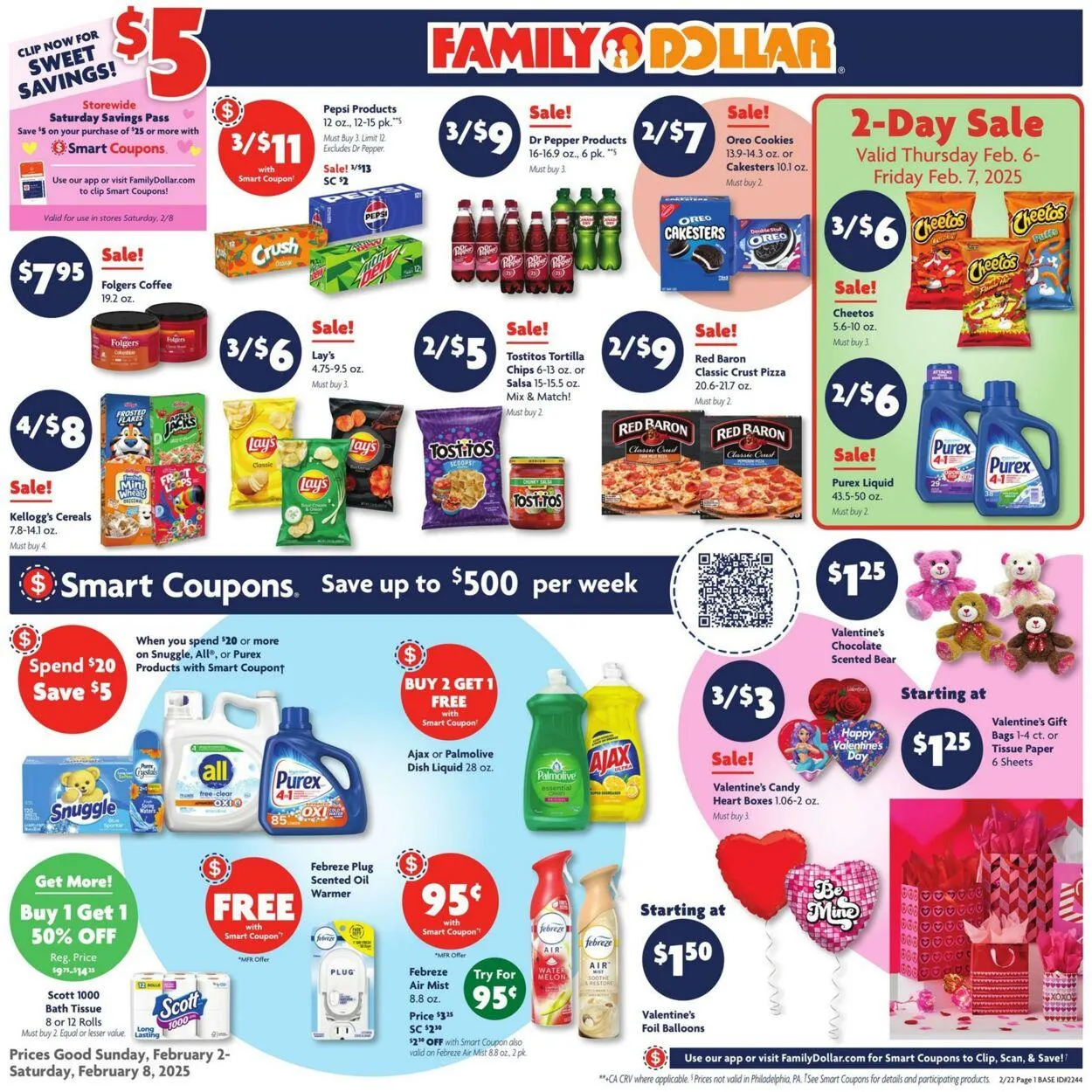Catálogo de Family Dollar Current weekly ad 2 de febrero al 8 de febrero 2025 - Página 1