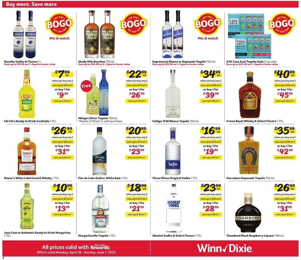 Catálogo de Winn Dixie Current weekly ad 28 de abril al 1 de junio 2025 - Página 4