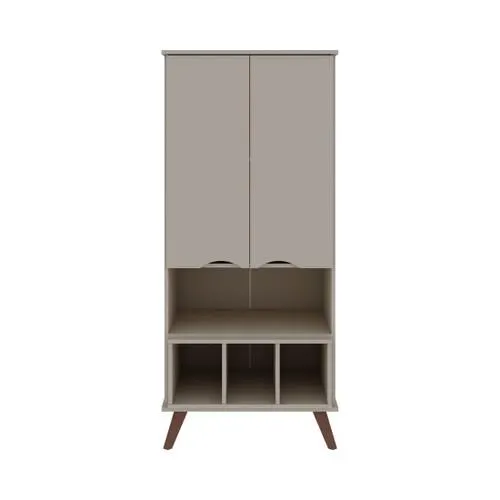 Vitrina Hampton de 26.77" en blanco roto