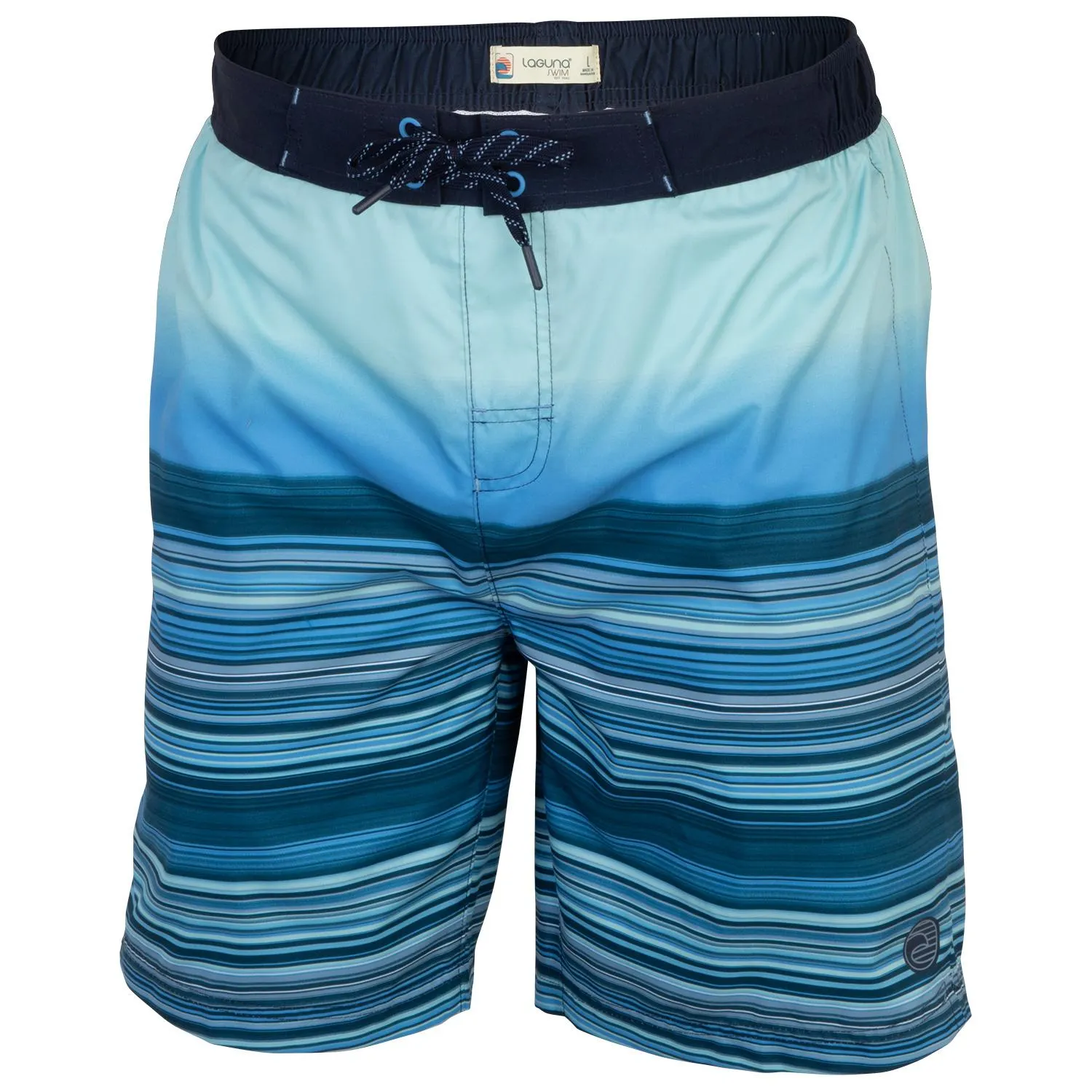 Laguna Men's 8" E-Board Stretch Swim Trunks