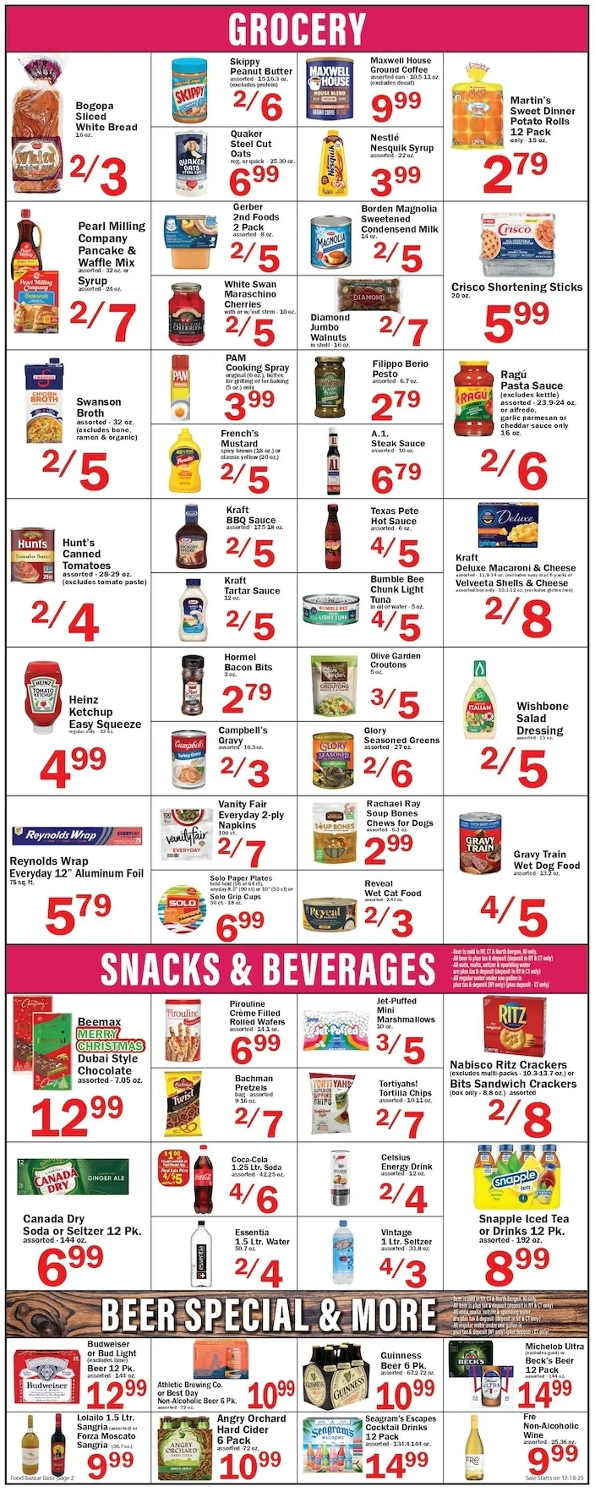 Catálogo de Food Bazaar Current weekly ad 18 de diciembre al 24 de diciembre 2025 - Página 2
