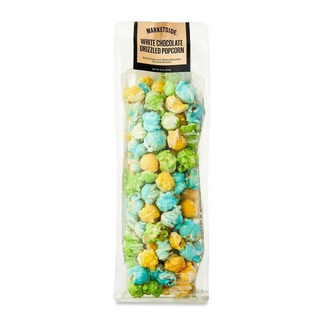 Marketside White Chocolate Drizzled Popcorn, 8 oz Bag