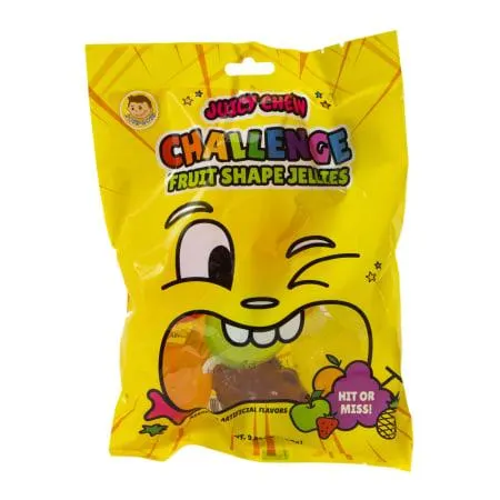 Juicy Chew Challenge Fruit Shaped Jellies 9.85oz