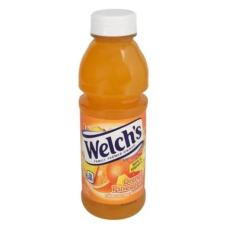 Welch's Orange Pineapple Drink 16 oz., 12 pack.