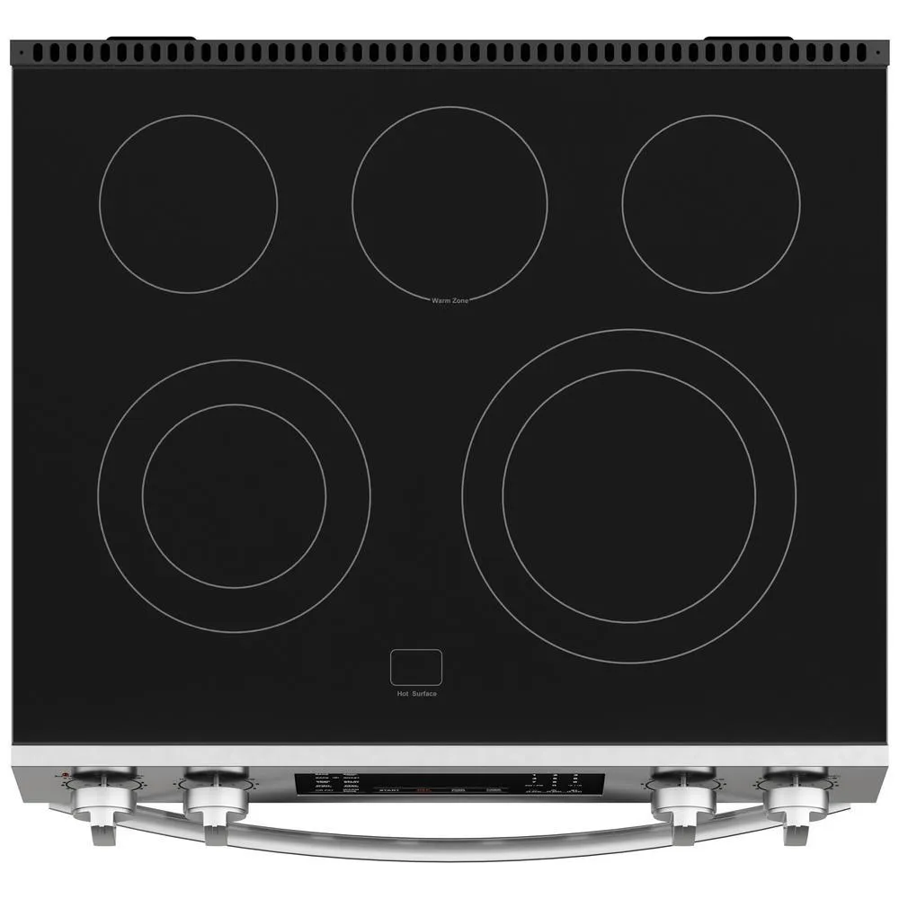 Kenmore 95163 4.8 cu. ft. Front-Control Electric Range with True Convection & Air Fry – Stainless Steel