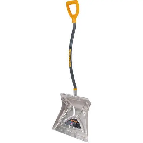 True Temper 20 in. W X 53.3 in. L Aluminum Snow Shovel