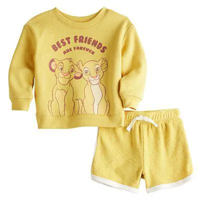 Disney's The Lion King Baby French Terry Sweatshirt & Shorts Set by Jumping Beans®