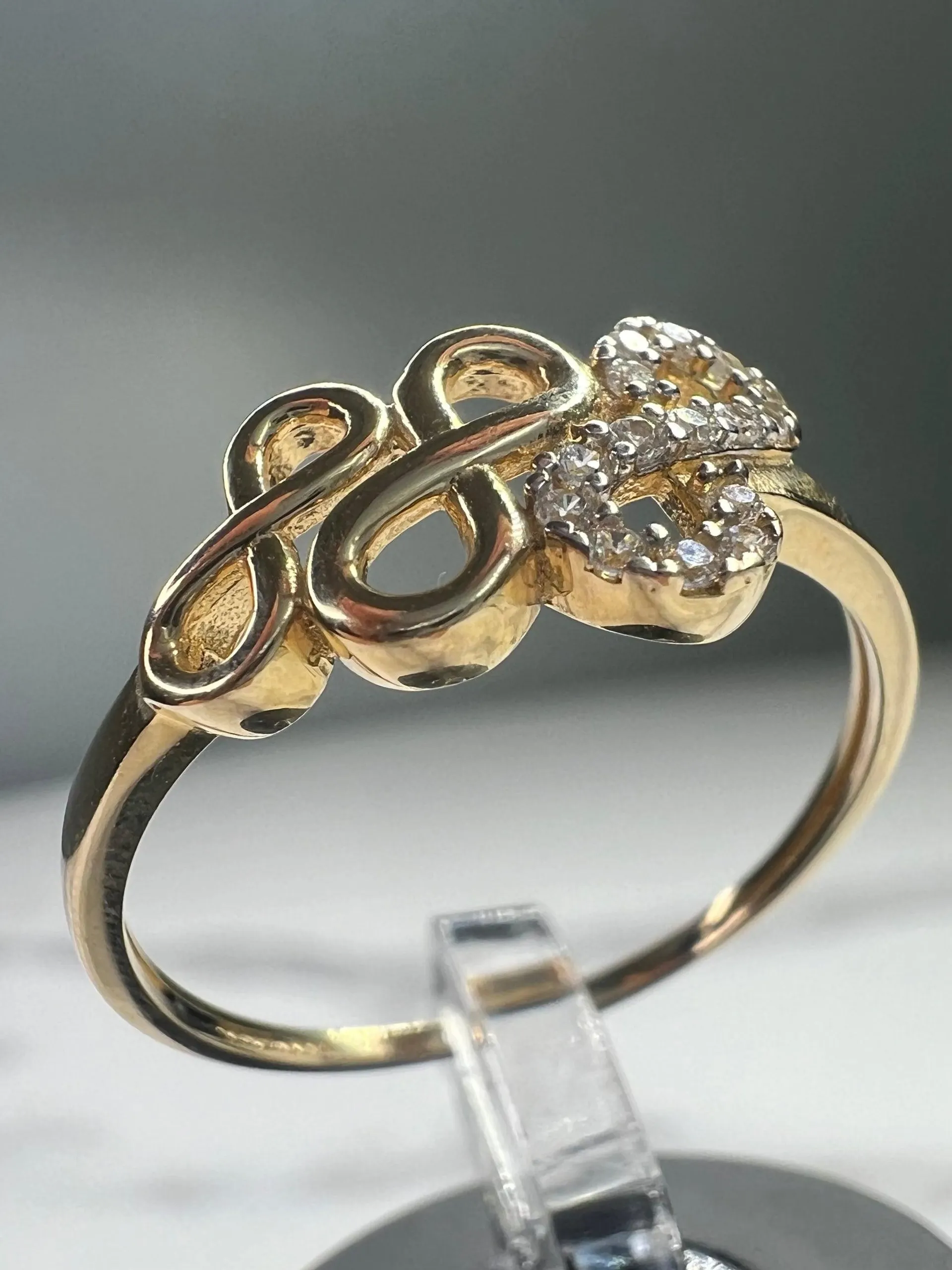 14K Infinity Ring