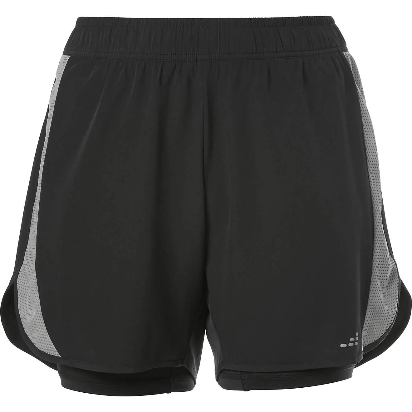 BCG Women's 2fer Woven Plus Size Running Shorts