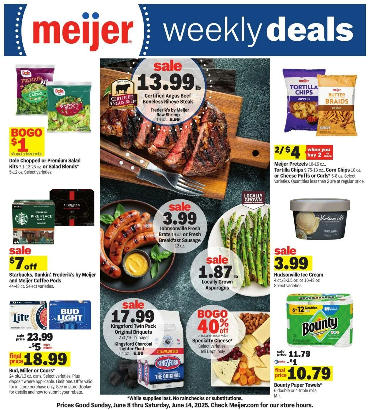 Catálogo de Meijer Current weekly ad 8 de junio al 14 de junio 2025 - Página 1