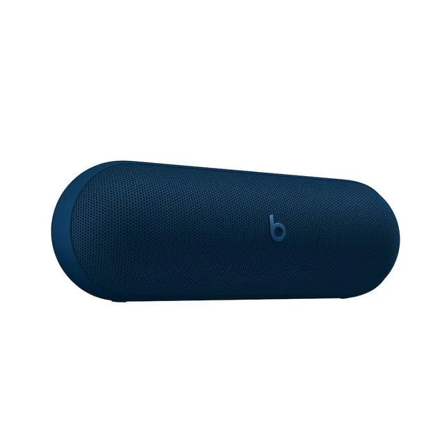 Beats Pill Waterproof Built-in Microphone Wireless Bluetooth Portable Speaker, Navy Blue