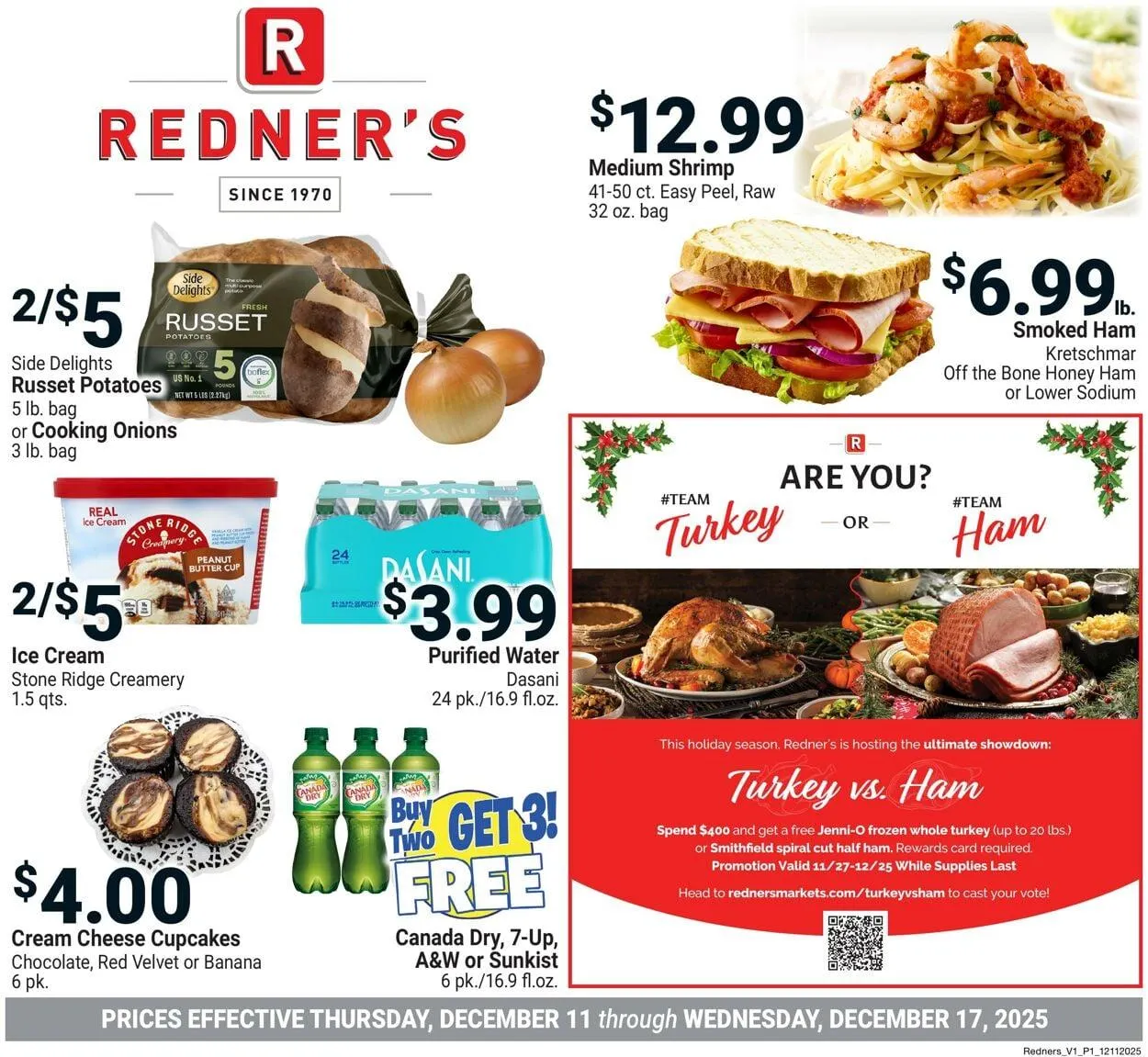 Catálogo de Redner’s Warehouse Market Current weekly ad 11 de diciembre al 17 de diciembre 2025 - Página 1
