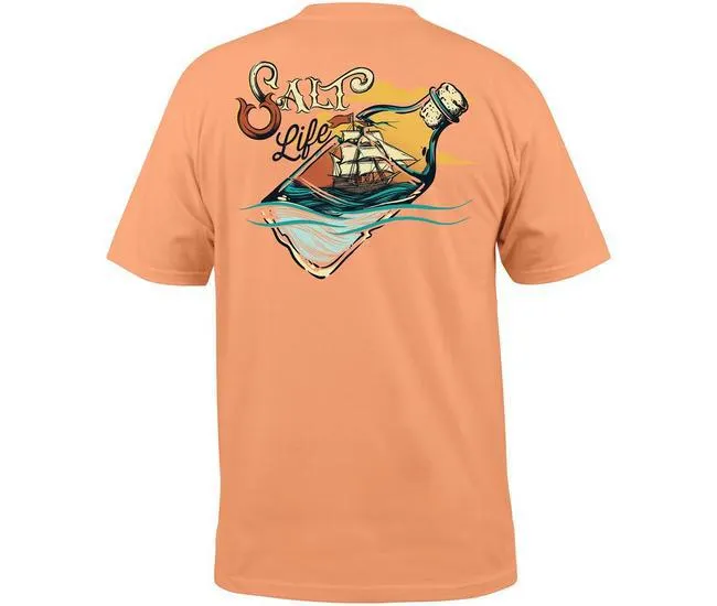 Mens Ship In A Bottle Short Sleeve T-Shirt