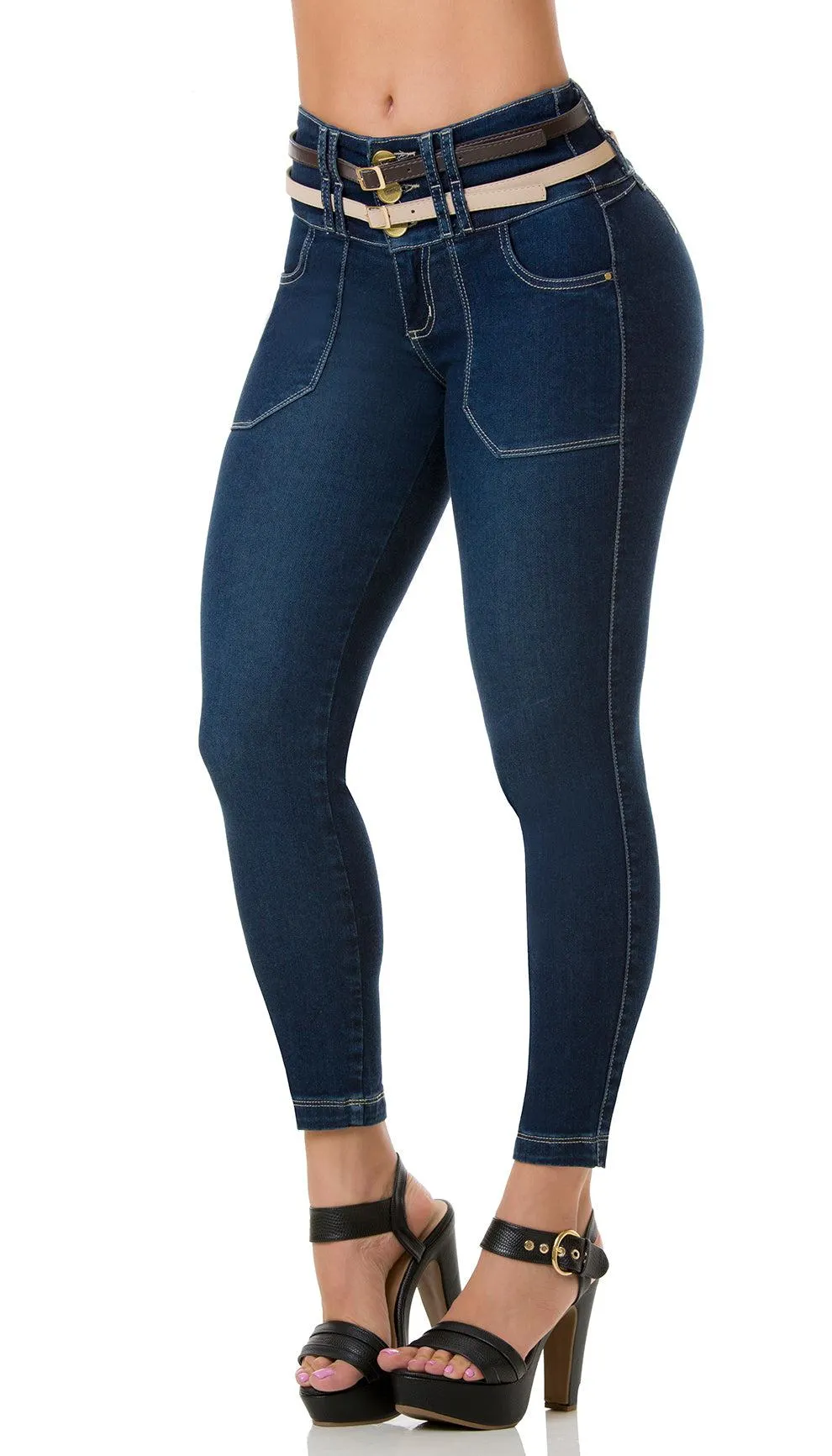 Everly Jeans Levantacola Bota Tobillero 20986PAT-N