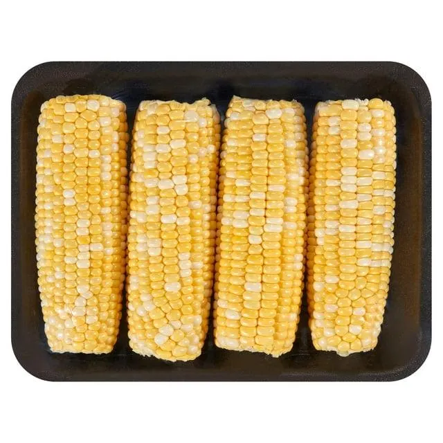 Fresh Sweet Corn on the Cob, 4 Count Tray