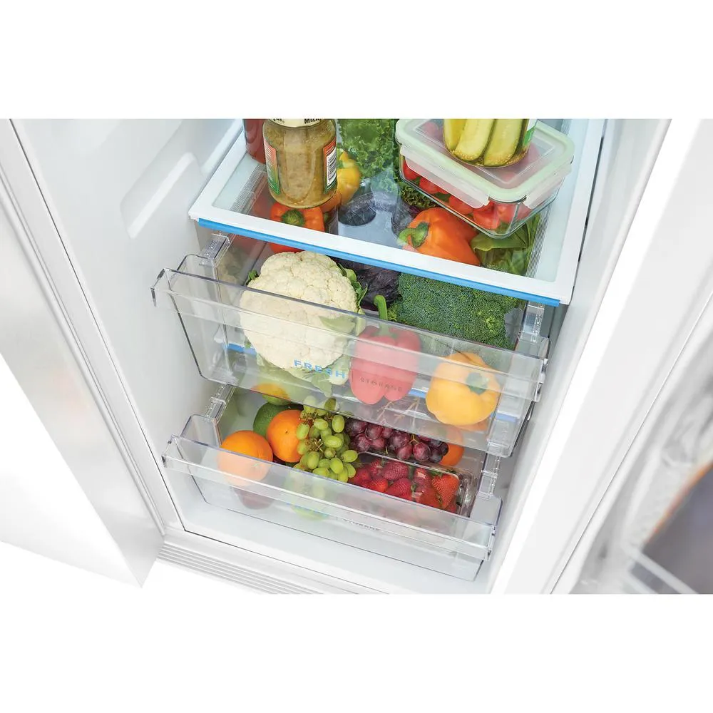 Frigidaire FRSS2623AW 25.6 cu. ft. Side-by-Side Refrigerator – White