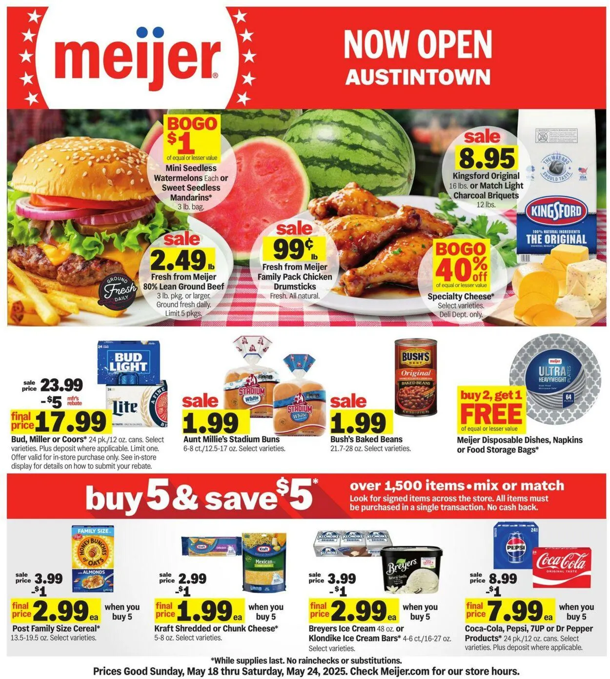 Catálogo de Meijer Current weekly ad 18 de mayo al 24 de mayo 2025 - Página 1