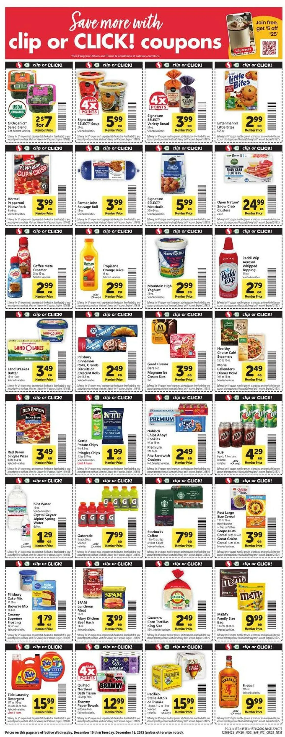 Weekly ad Safeway Current weekly ad from December 10 to December 16 2025 - Page 3