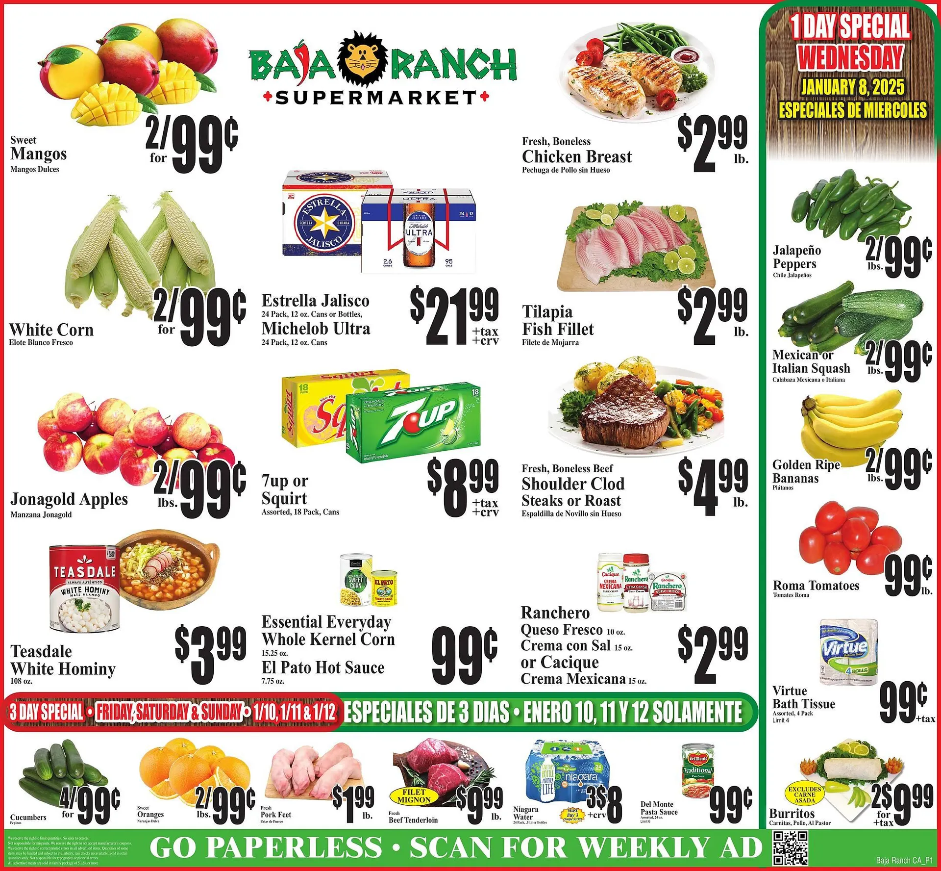 Baja Ranch Weekly Ad - 1