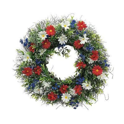 Celebrate Together™ Americana Artificial Wildflower Wreath