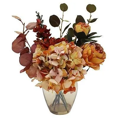 Delphine Arrangement In Glass Vase