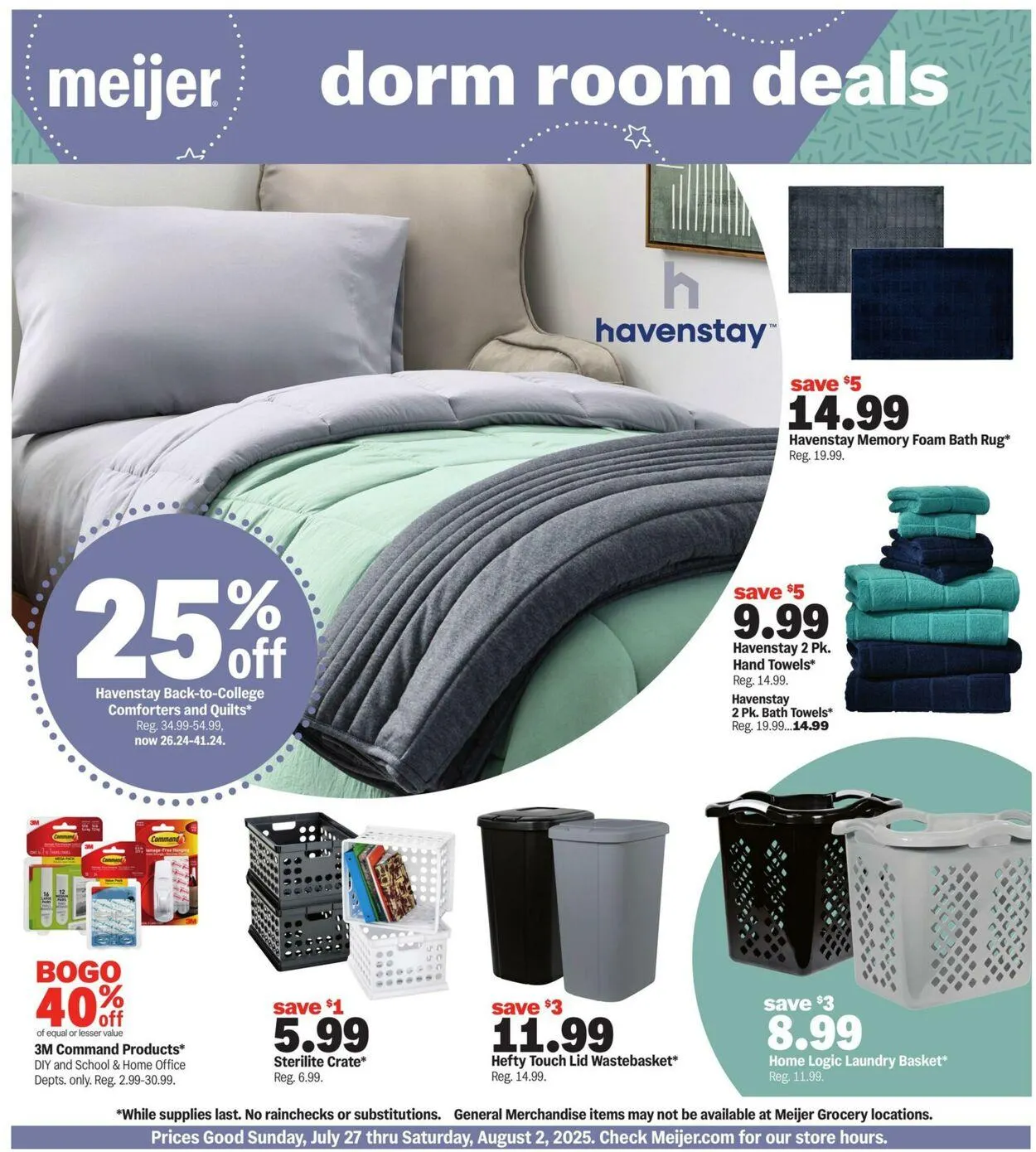 Catálogo de Meijer Current weekly ad 27 de julio al 9 de agosto 2025 - Página 1
