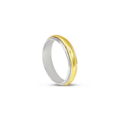 Diamonds band - Yellow Gold 14kt / Size 7 6mm