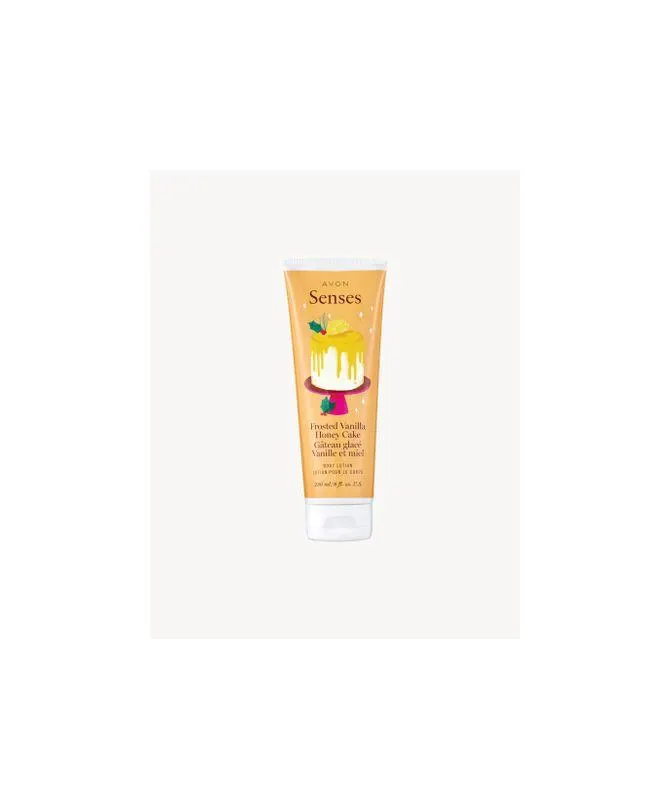 Lotion pour le corps Gâteau glacé Vanille et miel Avon Senses| Avon