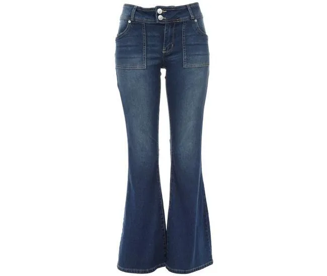 Juniors Porkchop Low Rise Flare Jeans