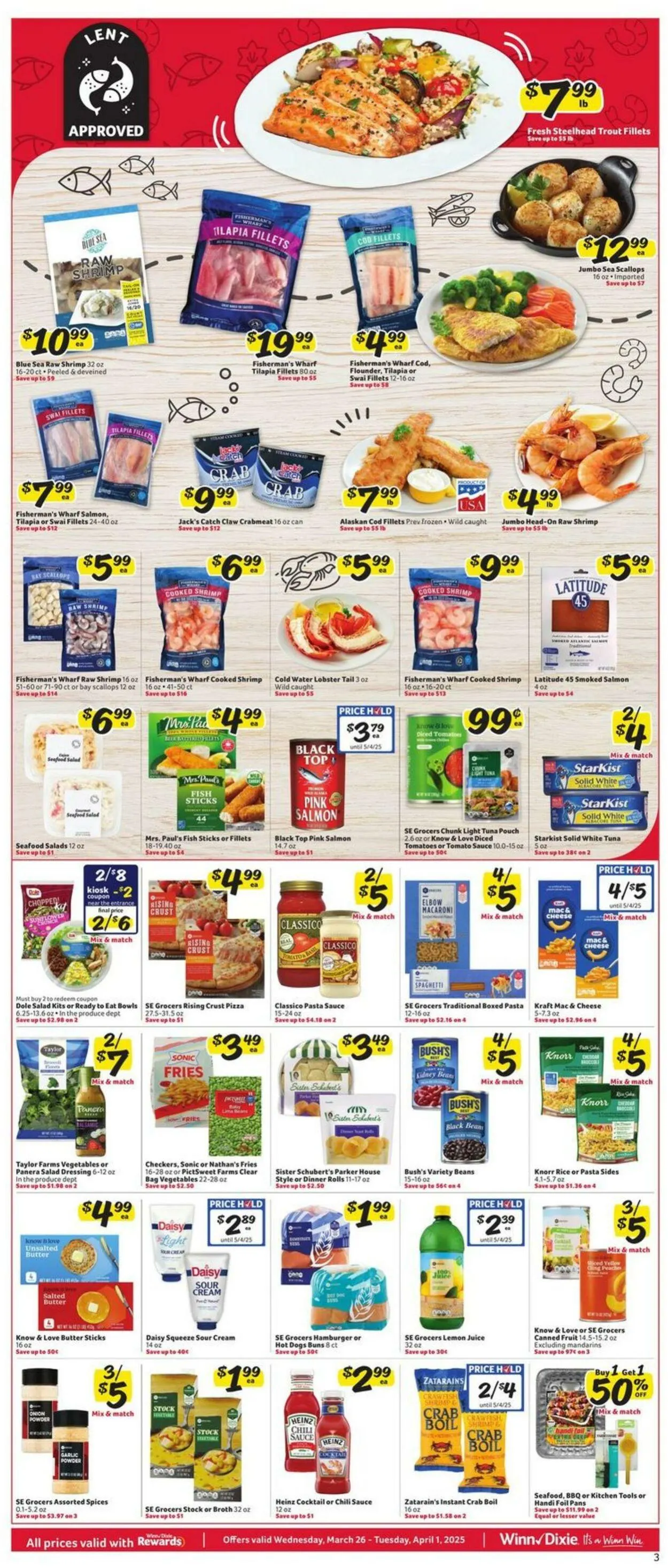 Catálogo de Winn Dixie Current weekly ad 26 de marzo al 1 de abril 2025 - Página 3