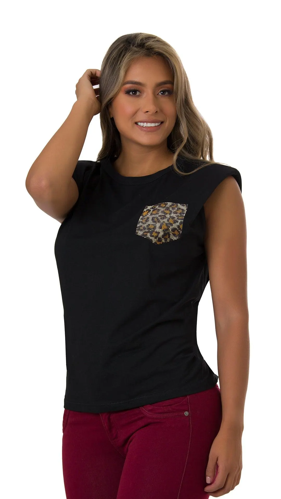 Blusa sin Manga 2B3214B