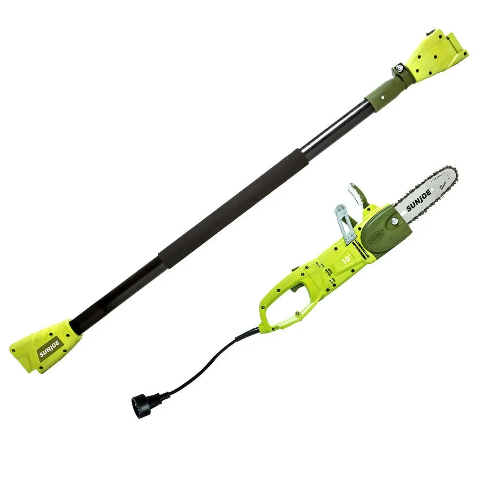 Sun Joe SWJ807E Electric Convertible Pole Chain Saw | 10 inch | 8.0 Amp