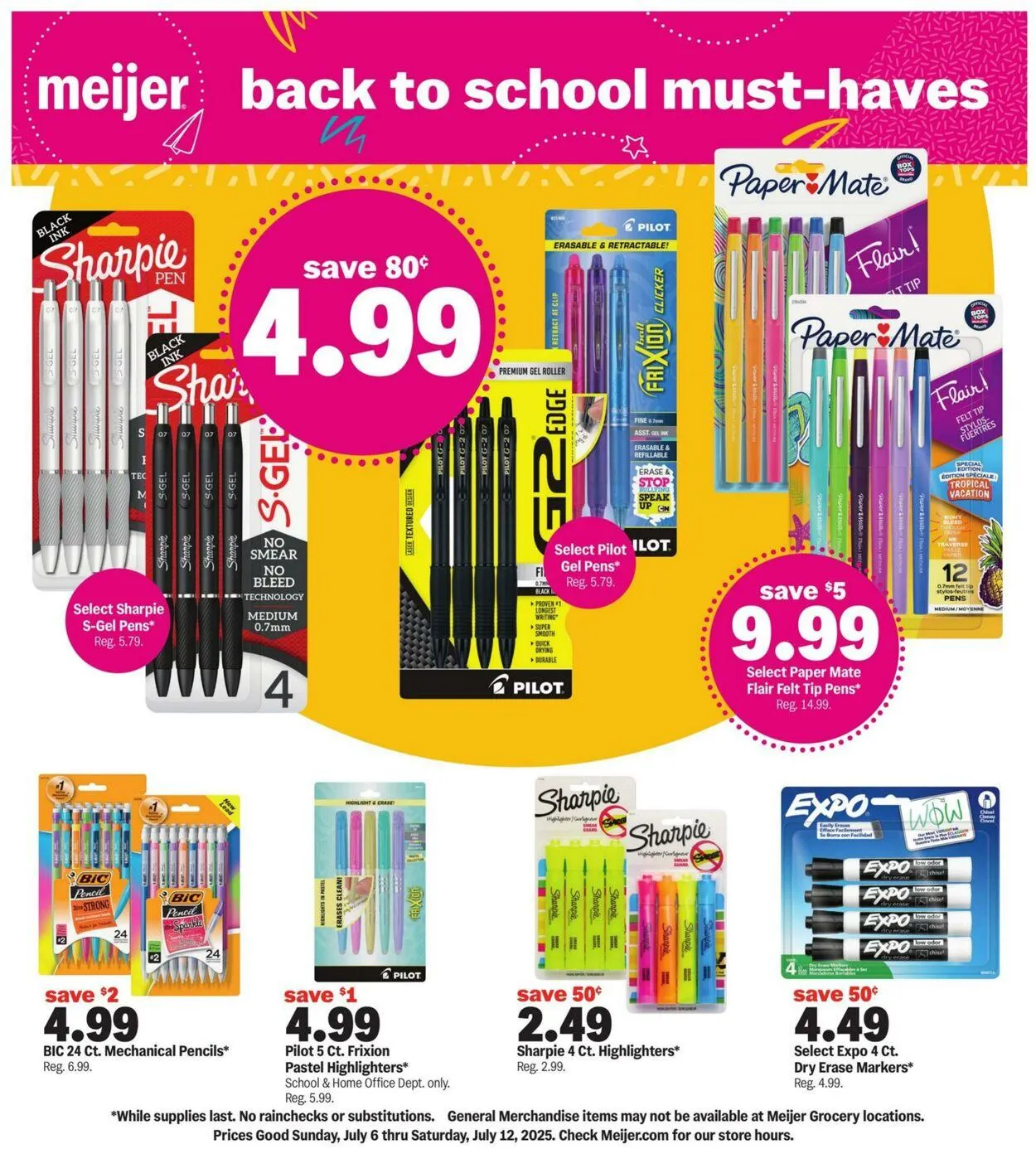 Catálogo de Meijer Current weekly ad 6 de julio al 12 de julio 2025 - Página 1