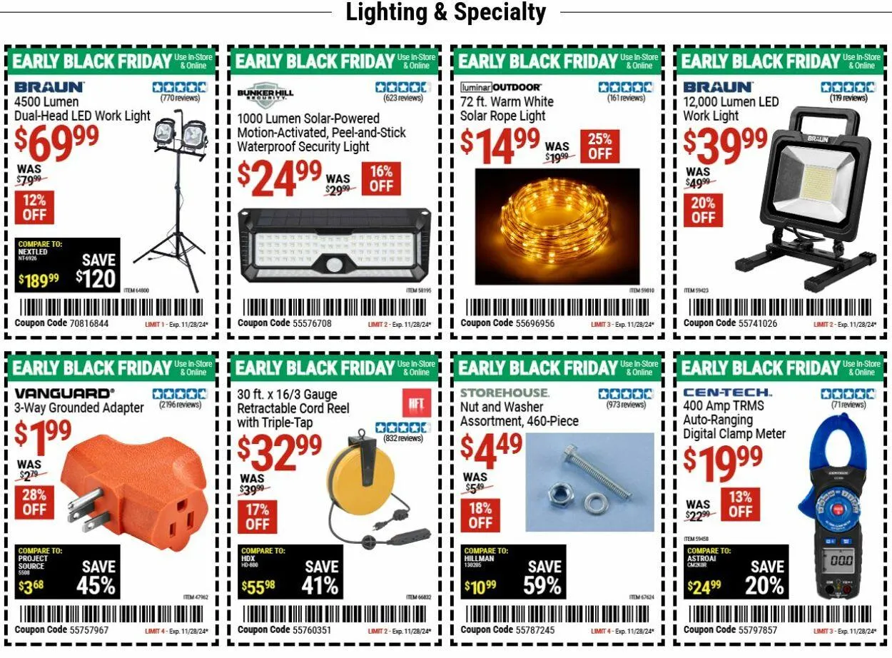 Catálogo de Harbor Freight Current weekly ad 18 de noviembre al 27 de noviembre 2024 - Página 6