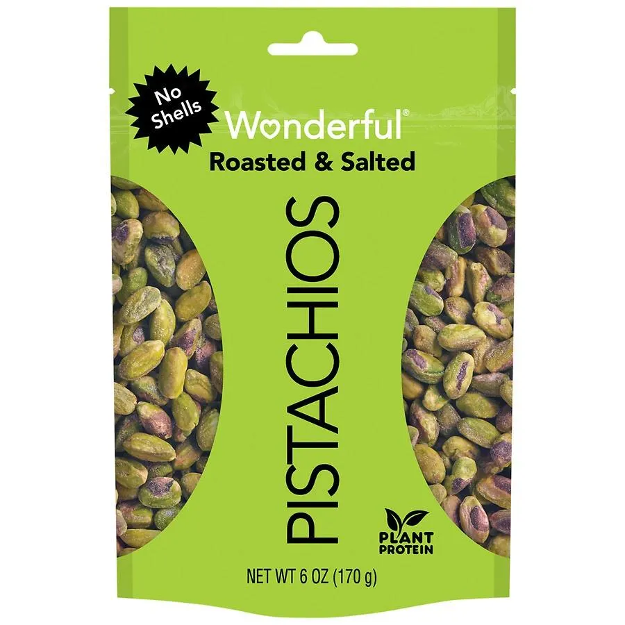 Wonderful No Shell Pistachios Roasted & Salted, 6.0 oz