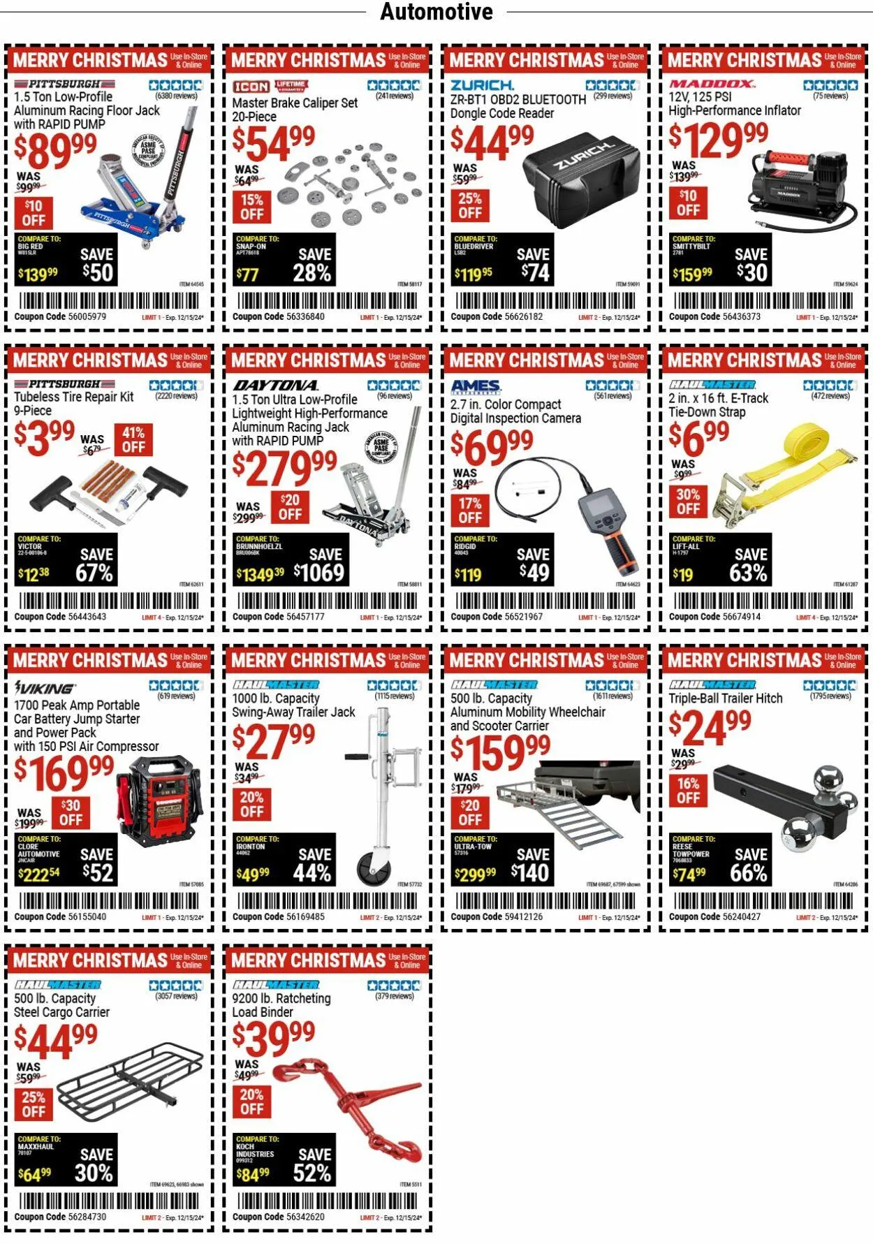 Catálogo de Harbor Freight Current weekly ad 9 de diciembre al 18 de diciembre 2024 - Página 3