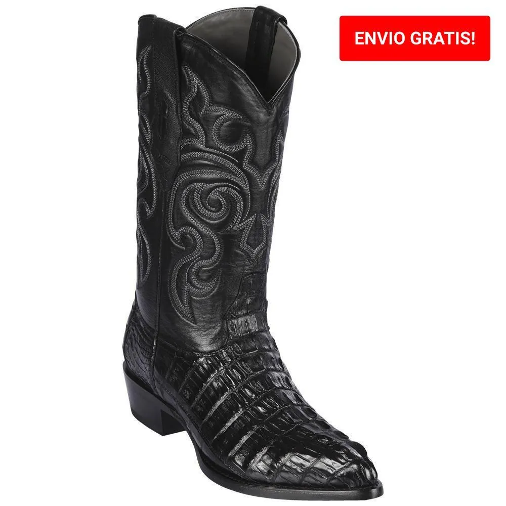 Botas de Cocodrilo Caiman Cola Horma Puntal LAB-990105