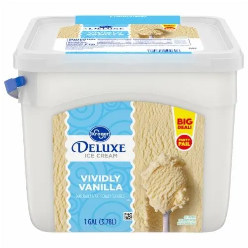 Kroger® Deluxe Vanilla Ice Cream Family Size
