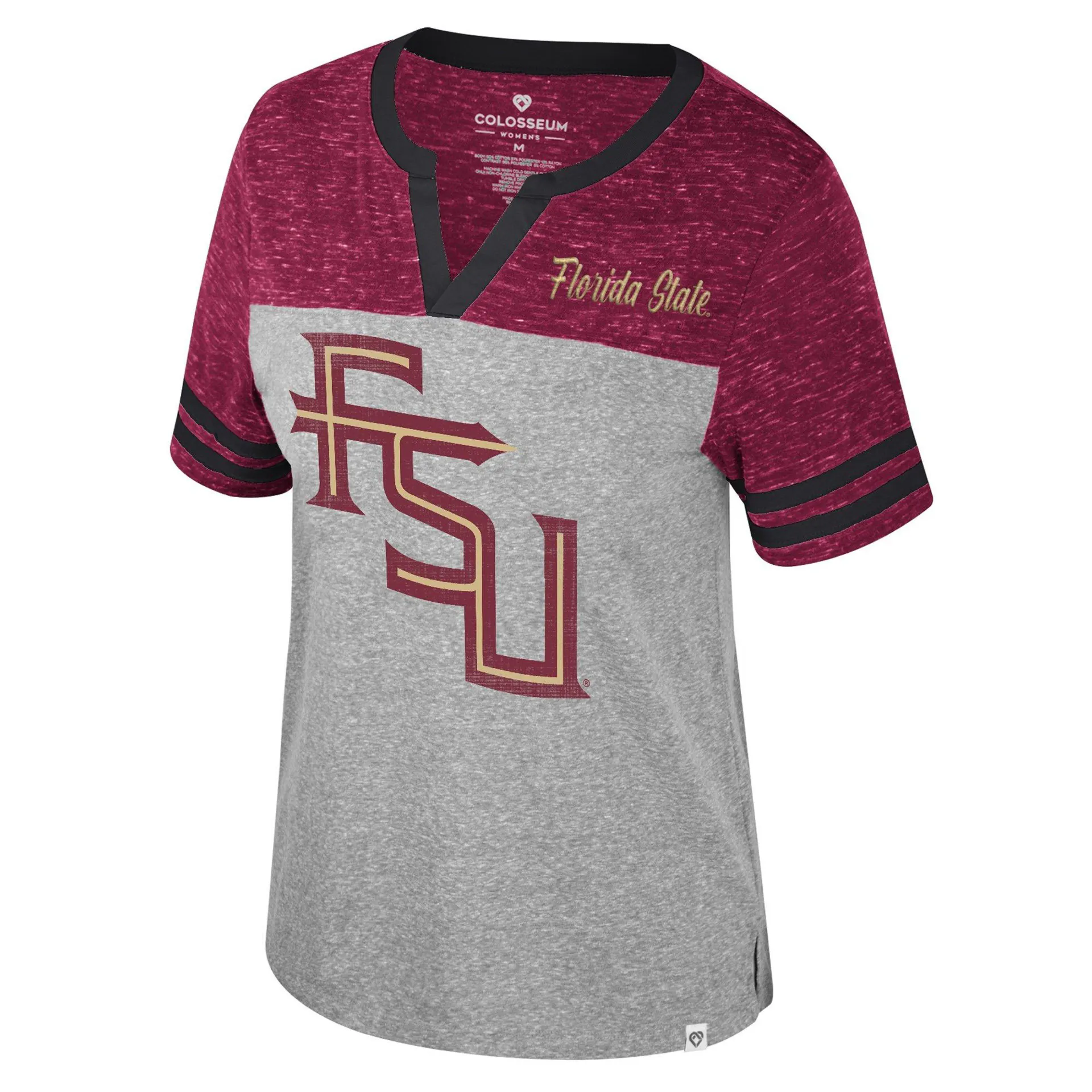 Florida State Womens Screen-Print V-Neck Tee