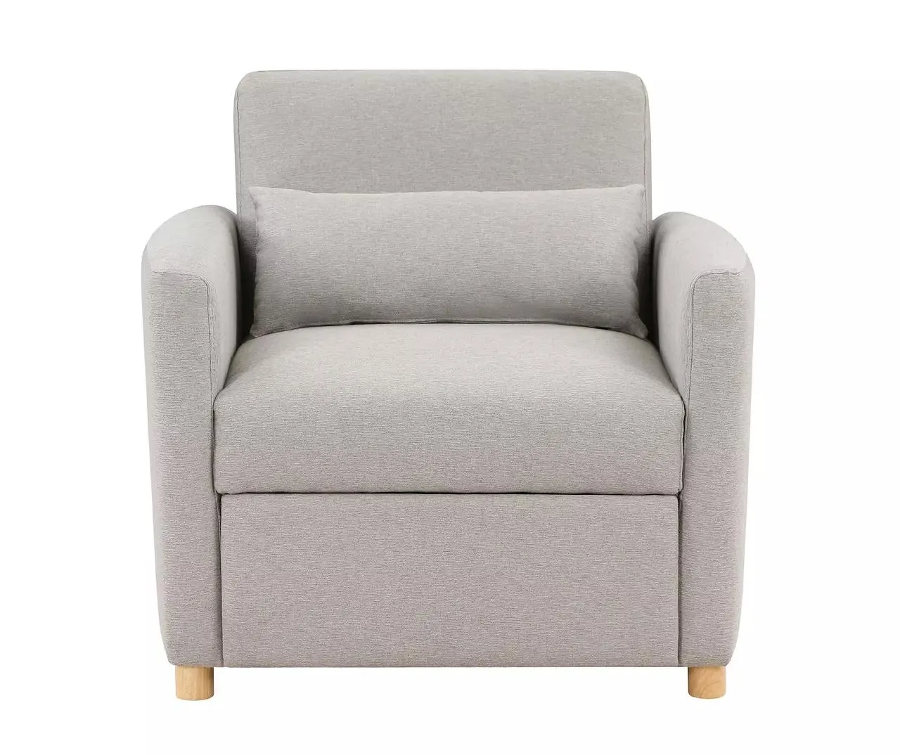 Conley Light Gray Convertible Sleeper Chair