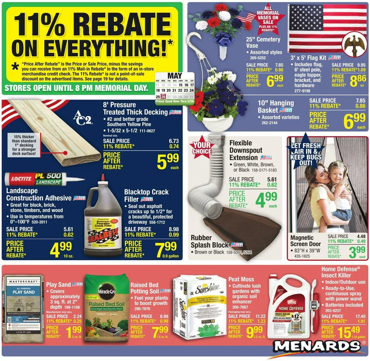 Catálogo de Menards Current weekly ad 14 de mayo al 26 de mayo 2025 - Página 1
